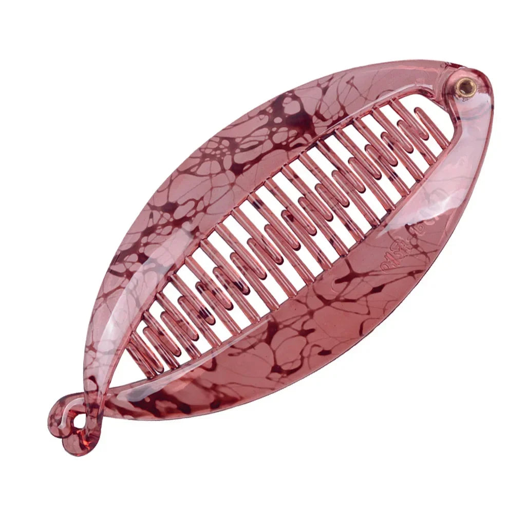 Pinza para el pelo grande con forma de pez: estilo perezoso chic