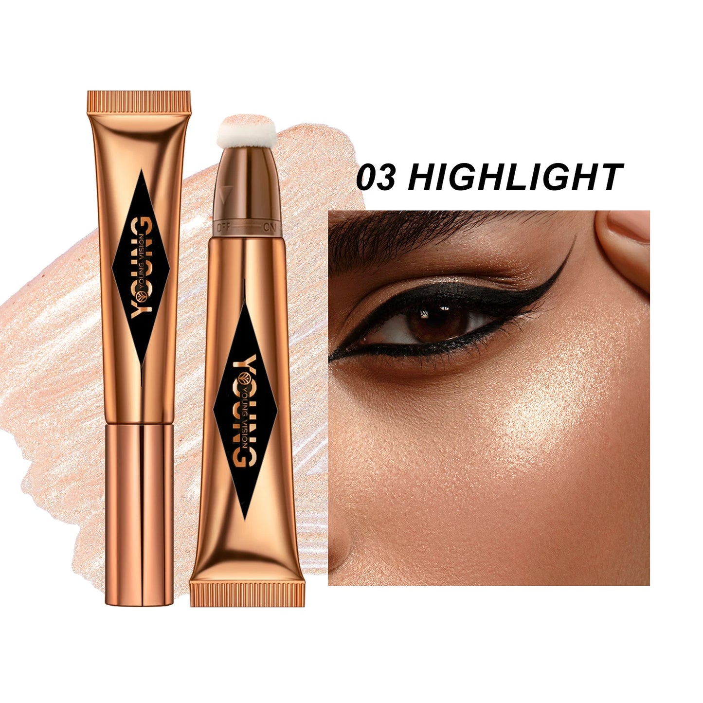 ✨ YOUNG VISION – Rubor en polvo y lápiz labial líquido, 6 tonos para elegir