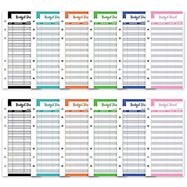 đ° Classeur Budget A6 Holographique â Pochette ZippĂ©e pour Ăpargne & Organisation