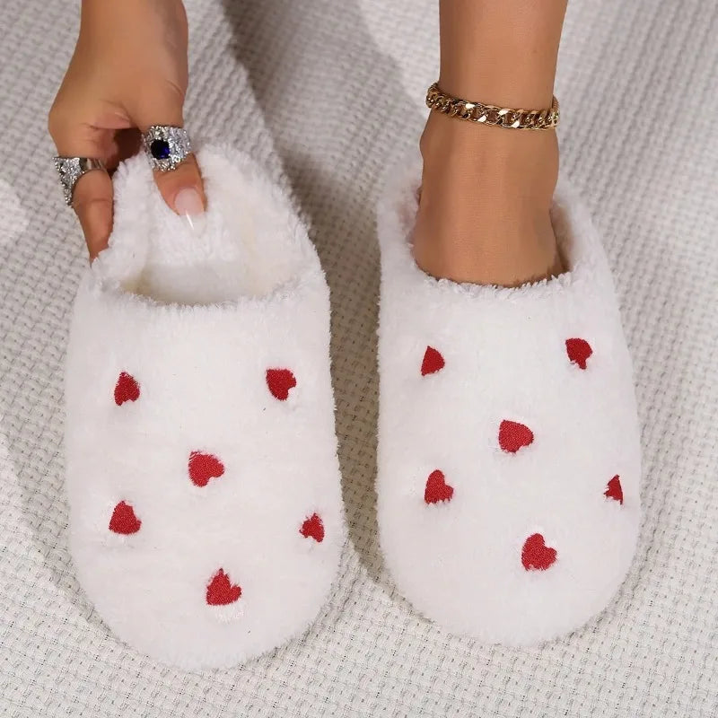 Pantoufles Femme - Peluche à motif 🩷