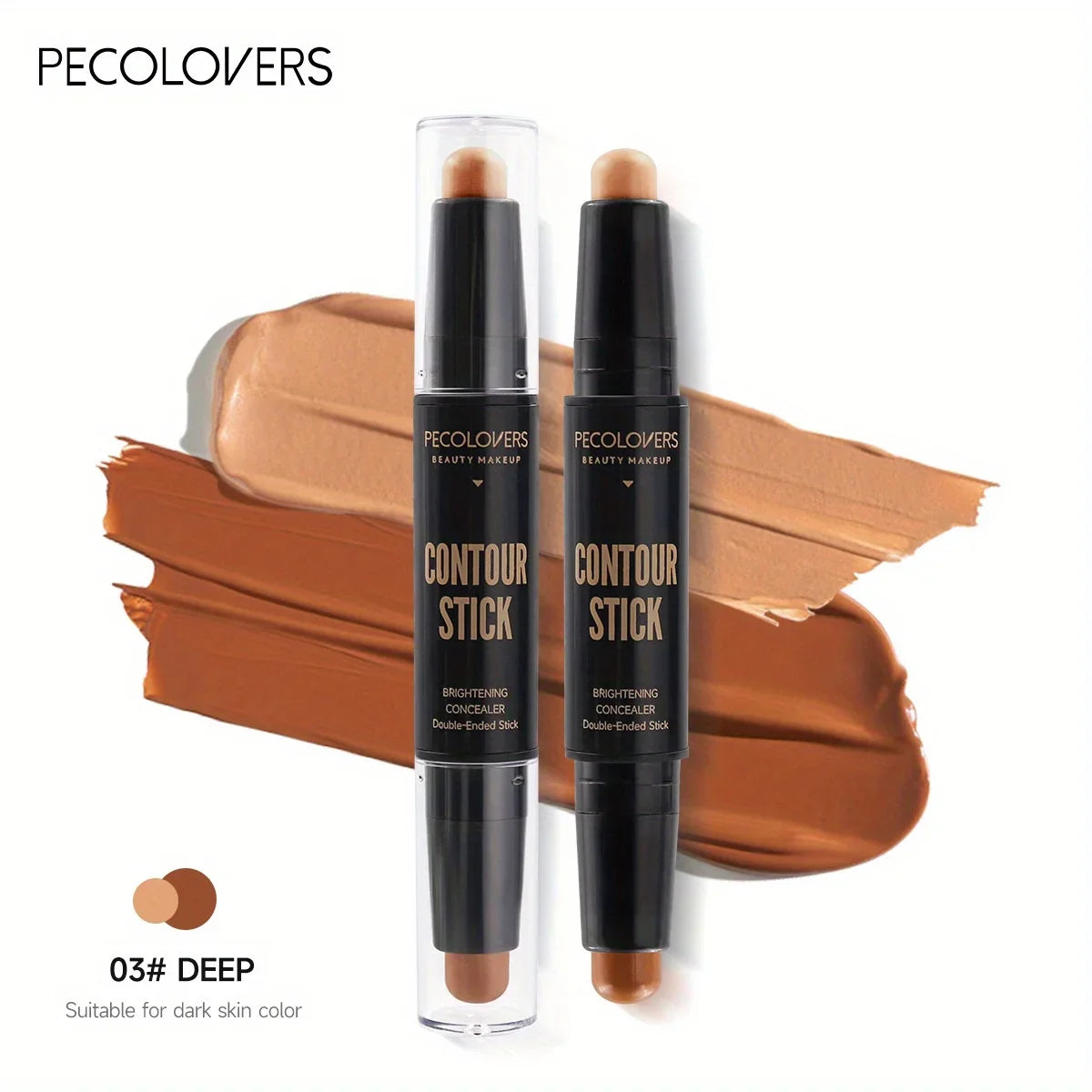 ✨ Stick double embout enlumineur & contour – Waterproof, liquide & facile à estomper