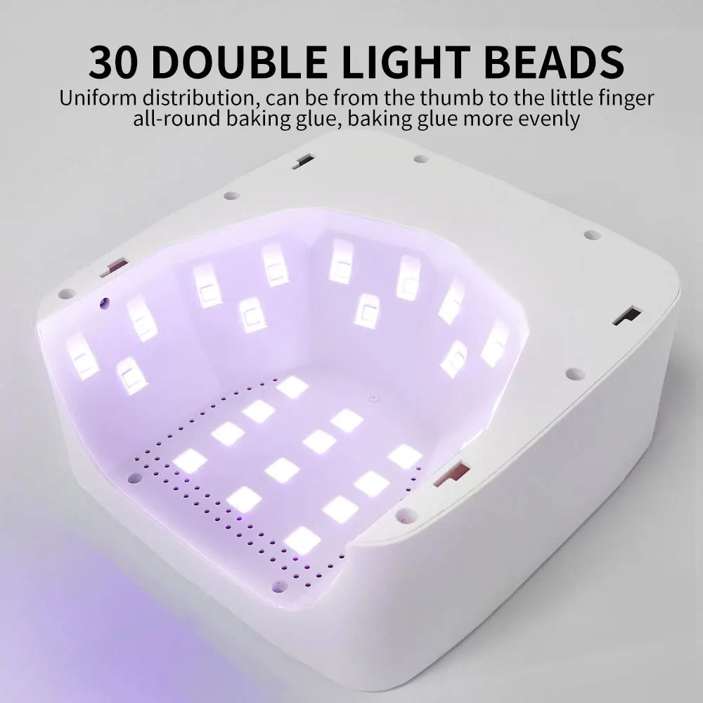 Lámpara de uñas UV/LED recargable: inalámbrica y profesional