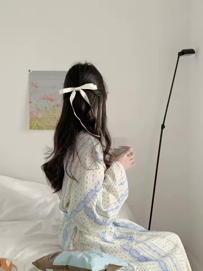 Peignoir Femme Rayé Kimono – Robe Longue variés