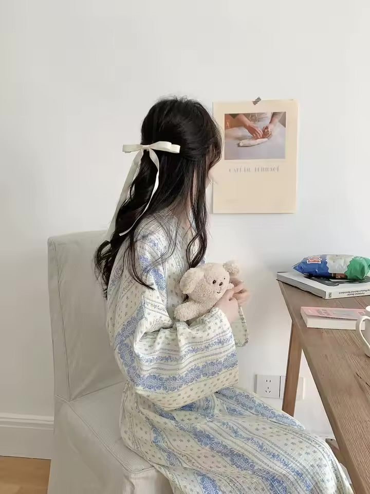 Peignoir Femme Rayé Kimono – Robe Longue variés