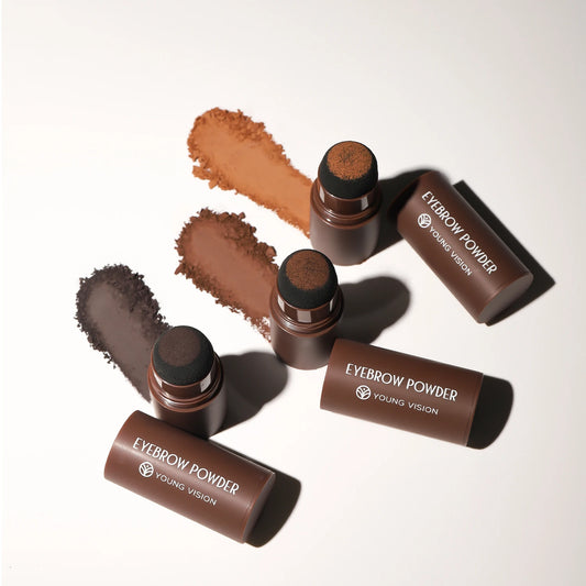 Kit Tampon Sourcils avec Pochoirs – Waterproof & Longue Tenue