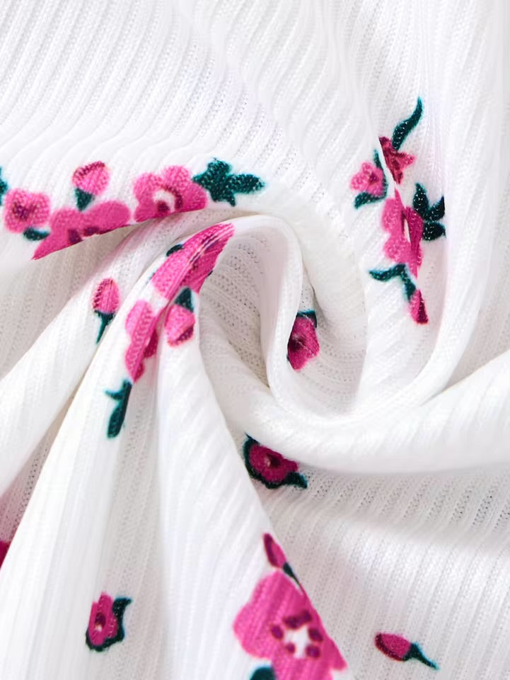 Pyjama - Haut camisole avec dentelle et short 🌸