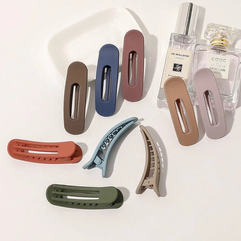 Pince à Cheveux Femme - Grande Barette Uni Variés