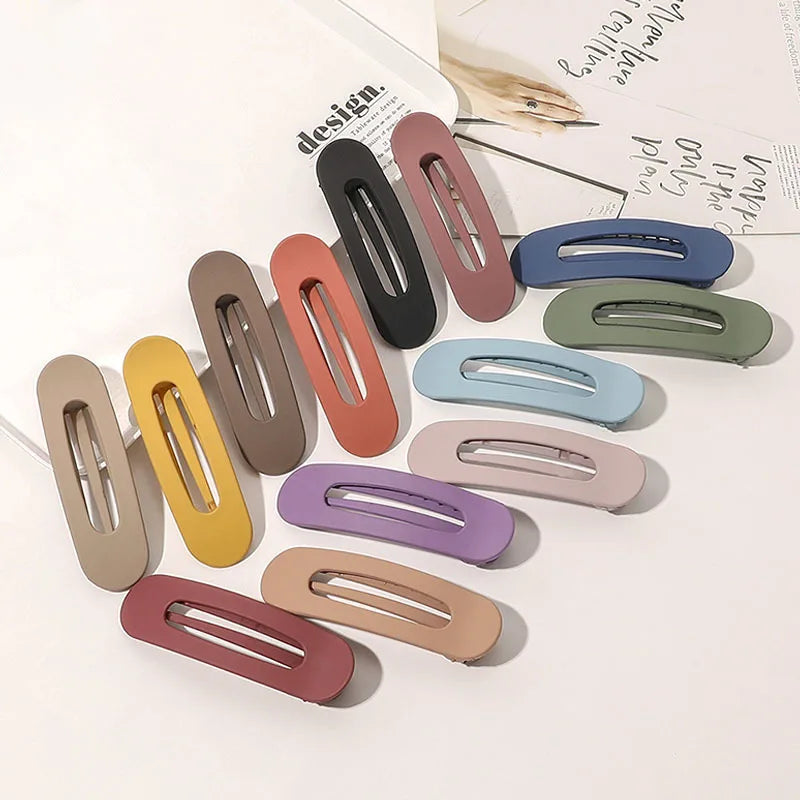 Pince à Cheveux Femme - Grande Barette Uni Variés