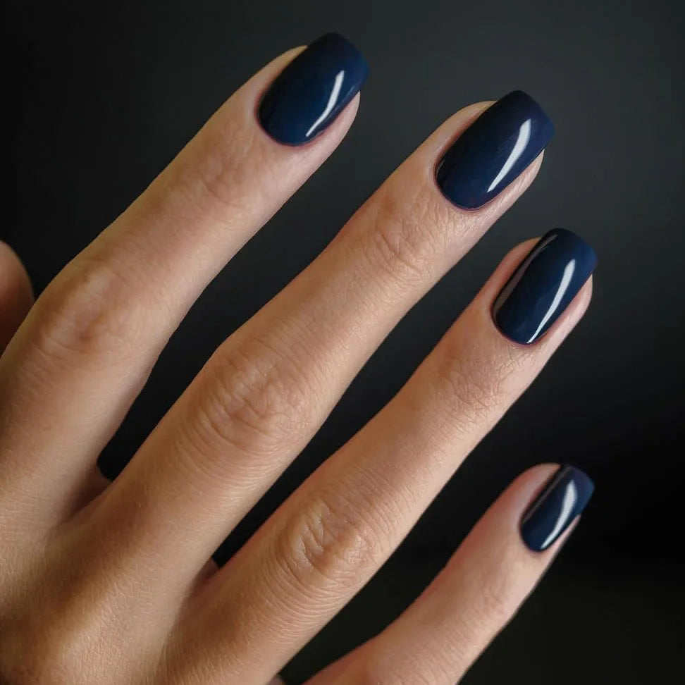 💅 Set de 24 uñas postizas cuadradas cortas – Colores pastel y brillantes