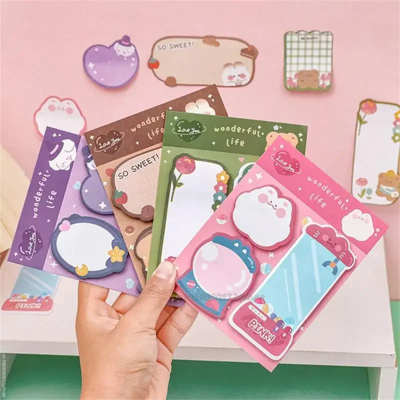 📌 Cartoon sticky notepads 60 stickies
