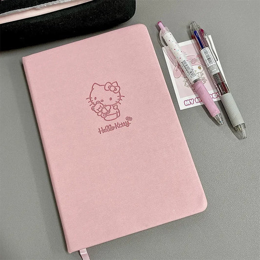 Cuaderno de anime Hello Kitty rosa: un lindo cuaderno de Sanrio para estudiantes