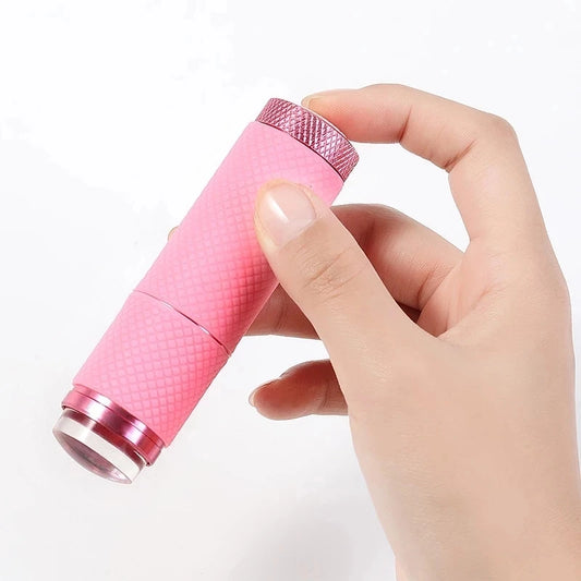 Mini lámpara de fototerapia UV de secado rápido con almohadilla de silicona gelatinosa portátil