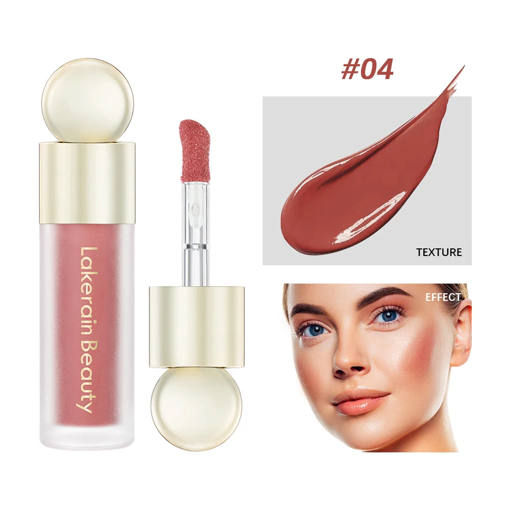 💗 Liquid Blush Stick – Natural matte finish, easy to blend cream texture