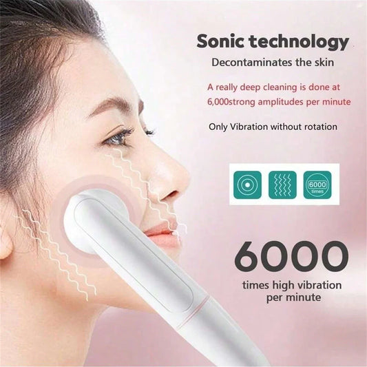 Cepillo eléctrico de limpieza facial – Exfoliación y cuidado sónico