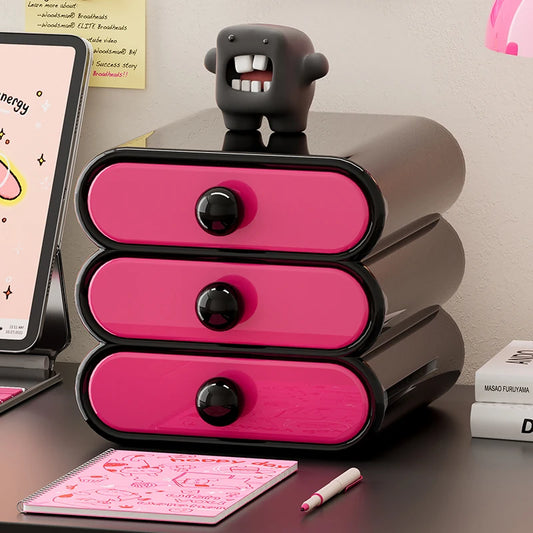 Caja de almacenamiento de maquillaje UFORU: gran capacidad con cajones extraíbles y diseño elegante