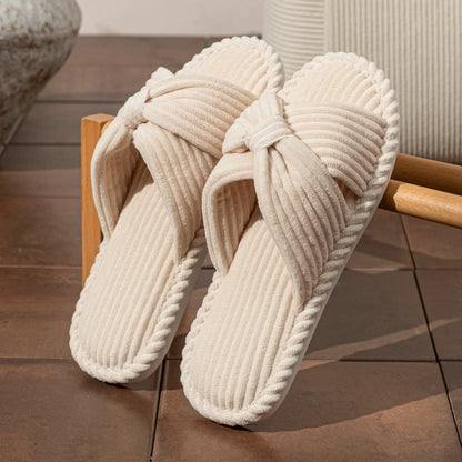 Chaussons Femme – Confortables et Légers avec noeud 🎀