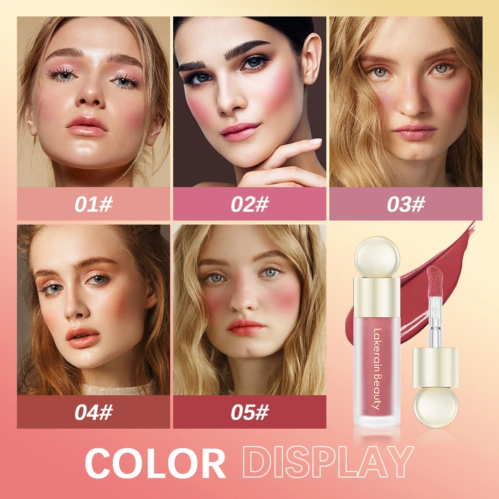 💗 Liquid Blush Stick – Natural matte finish, easy to blend cream texture