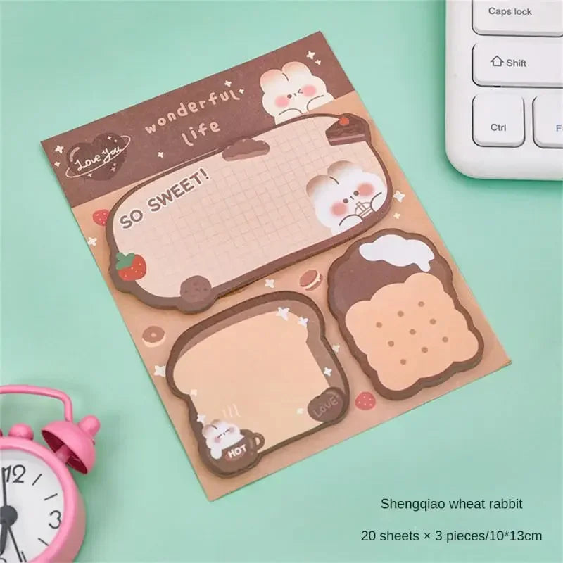 📌 Cartoon sticky notepads 60 stickies