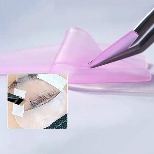 1 par de almohadillas de silicona ultrafinas: accesorios para levantamiento de pestañas y permanente 3D