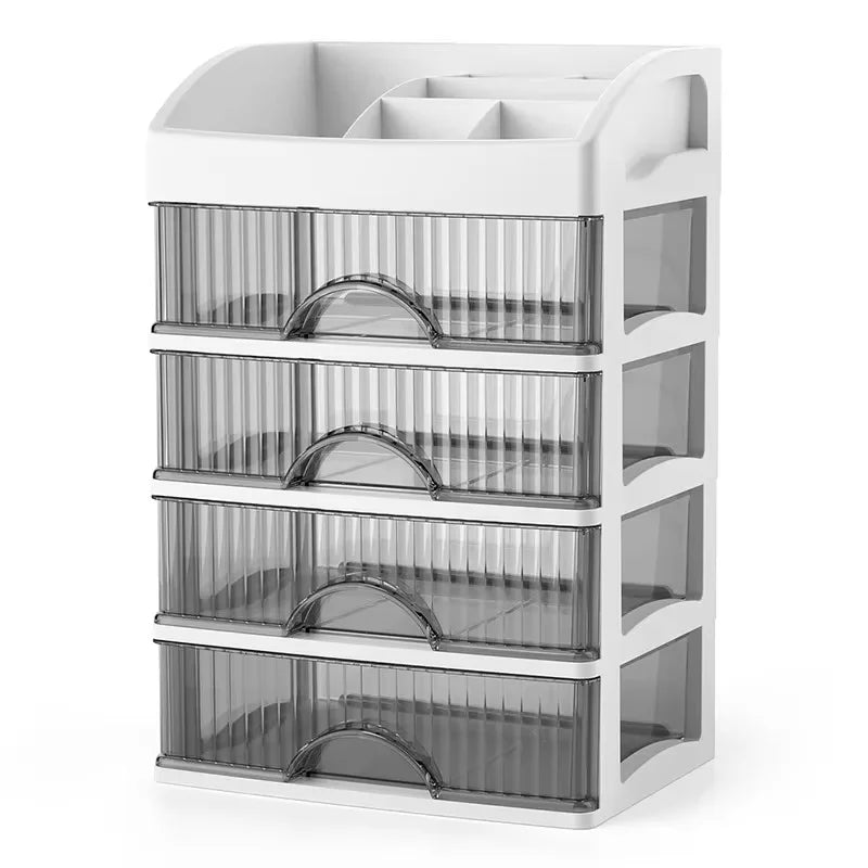 ✨🧼 Caja de almacenamiento ligera de lujo: cajones multicapa para maquillaje y joyas