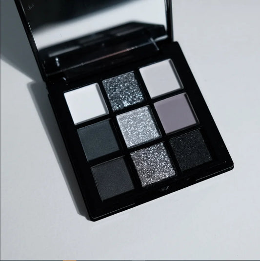 Palette fards à paupières 9 couleurs – Tons smoky mats et brillants