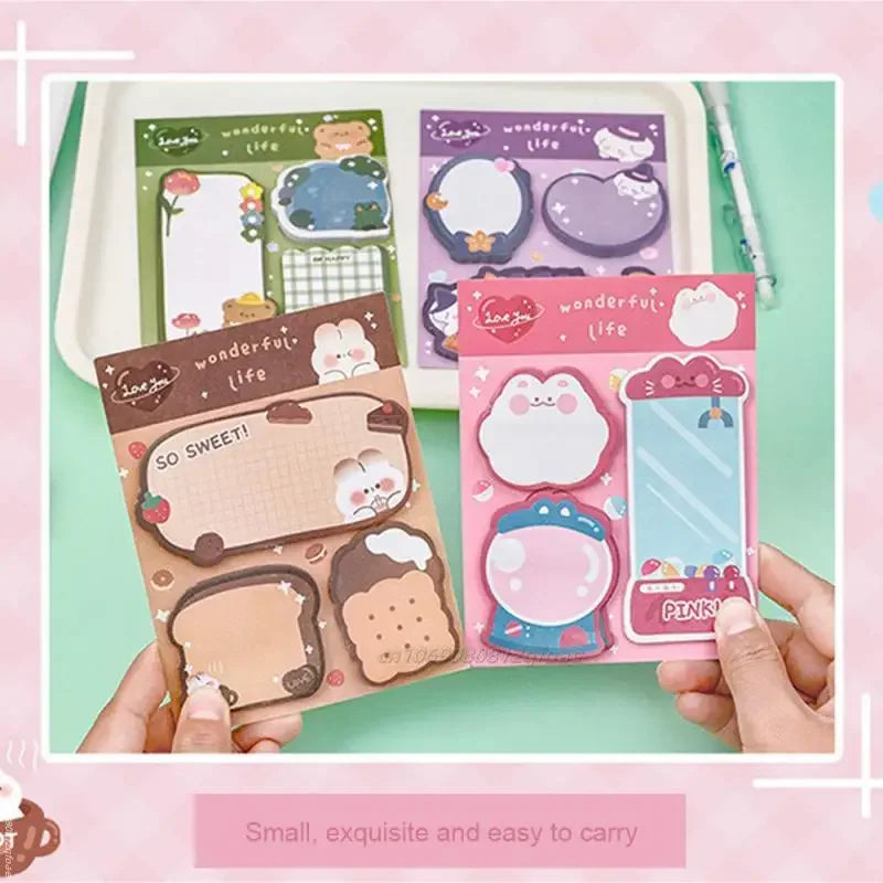 📌 Cartoon sticky notepads 60 stickies