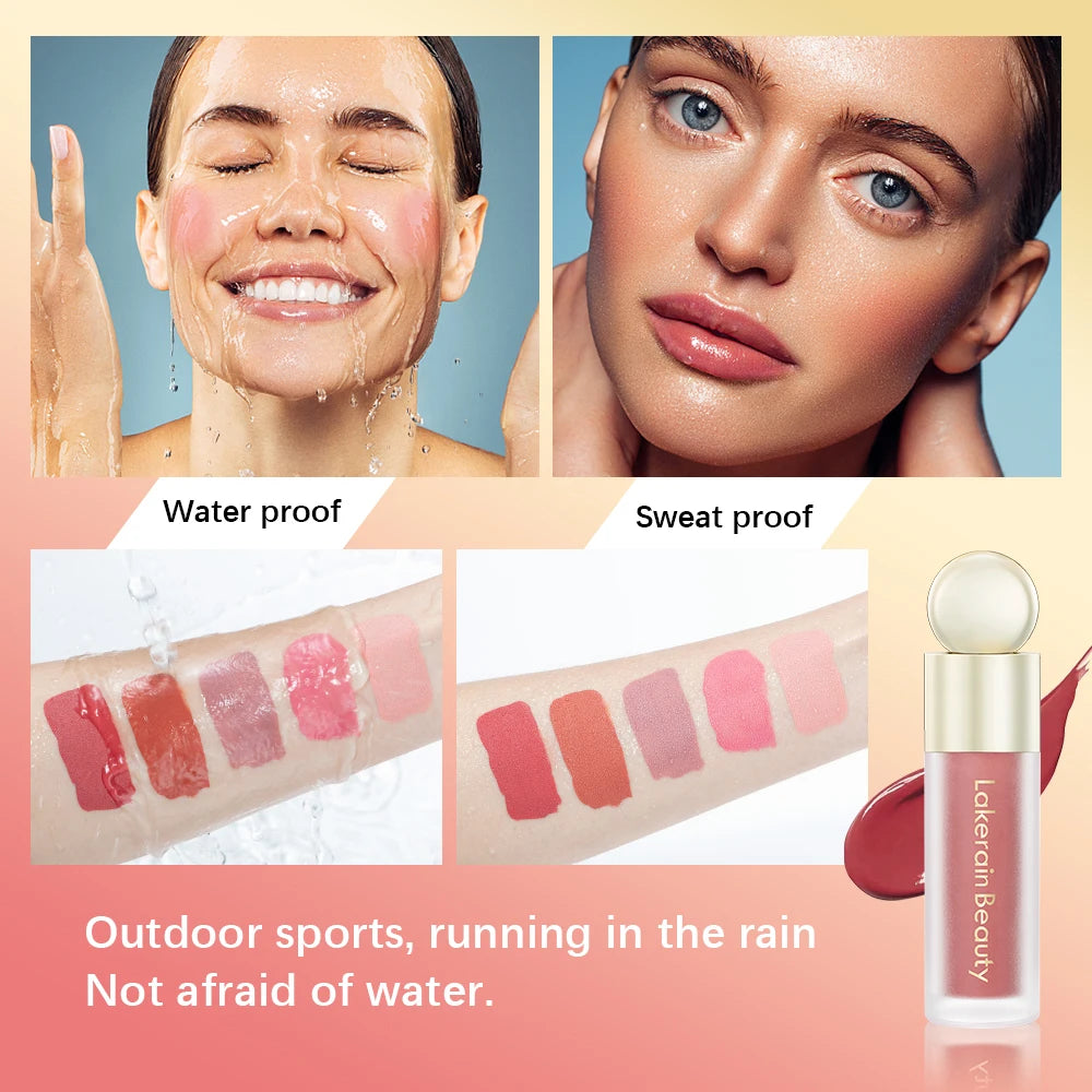💗 Liquid Blush Stick – Natural matte finish, easy to blend cream texture