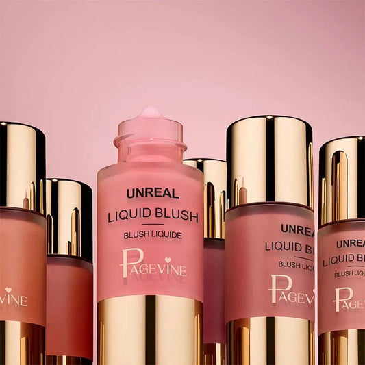 Blush liquide longue tenue – Léger, naturel et facile à appliquer