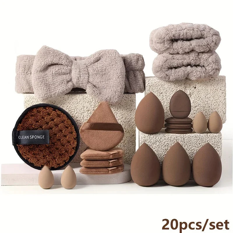 🧽 Set de 20/40 Éponges Beauté – Application & Démaquillage Parfaits