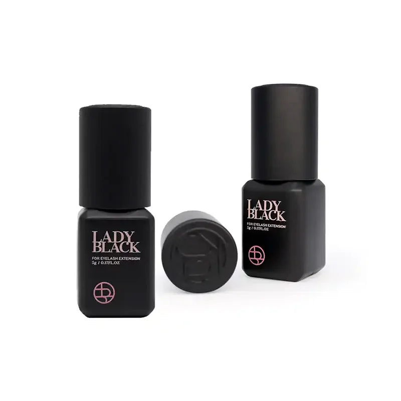 Pegamento Lady Black – Extensión de Pestañas Profesional 5 ml (Secado Rápido)