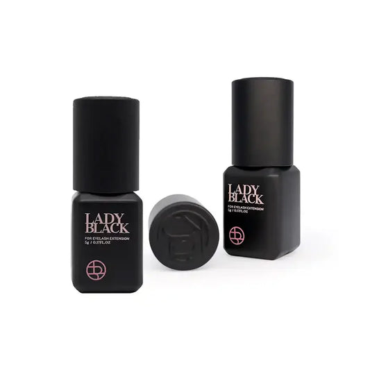 Pegamento Lady Black – Extensión de Pestañas Profesional 5 ml (Secado Rápido)