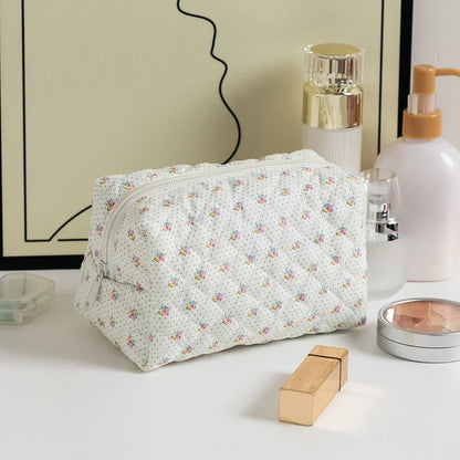 Trousse Maquillage Femme – Grande Capacité Compacte avec Fermeture Zip💐