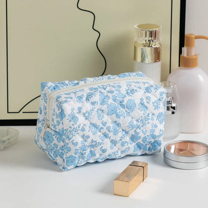 Trousse Maquillage Femme – Grande Capacité Compacte avec Fermeture Zip💐