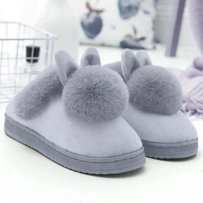 Pantoufles Femme - Peluche douce 🐰