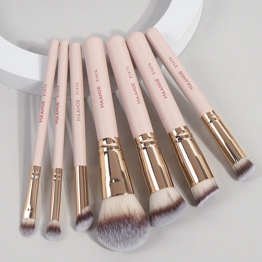 💄Set de 7 brochas de maquillaje MAANGE – Suavidad y precisión
