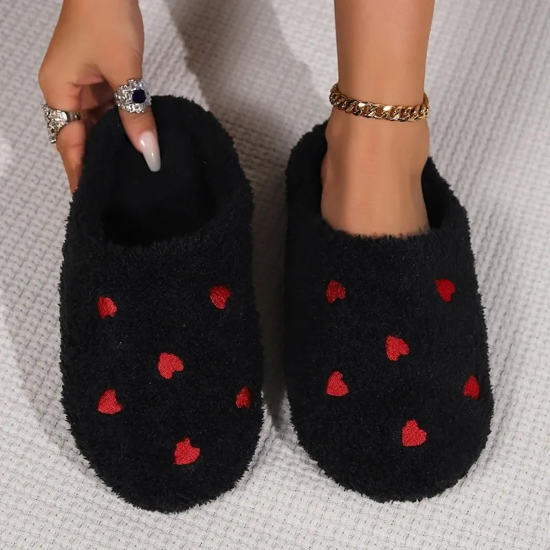 Pantoufles Femme - Peluche à motif 🩷