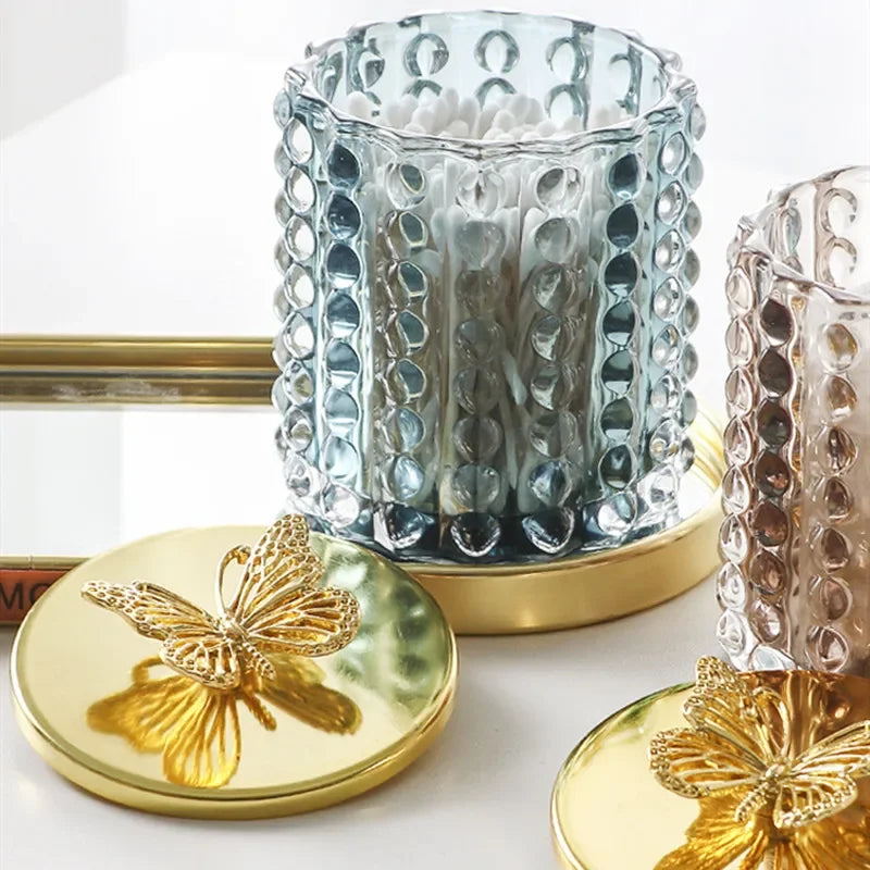 ✨🧴 Lujosa caja de cristal: elegante almacenamiento a prueba de polvo