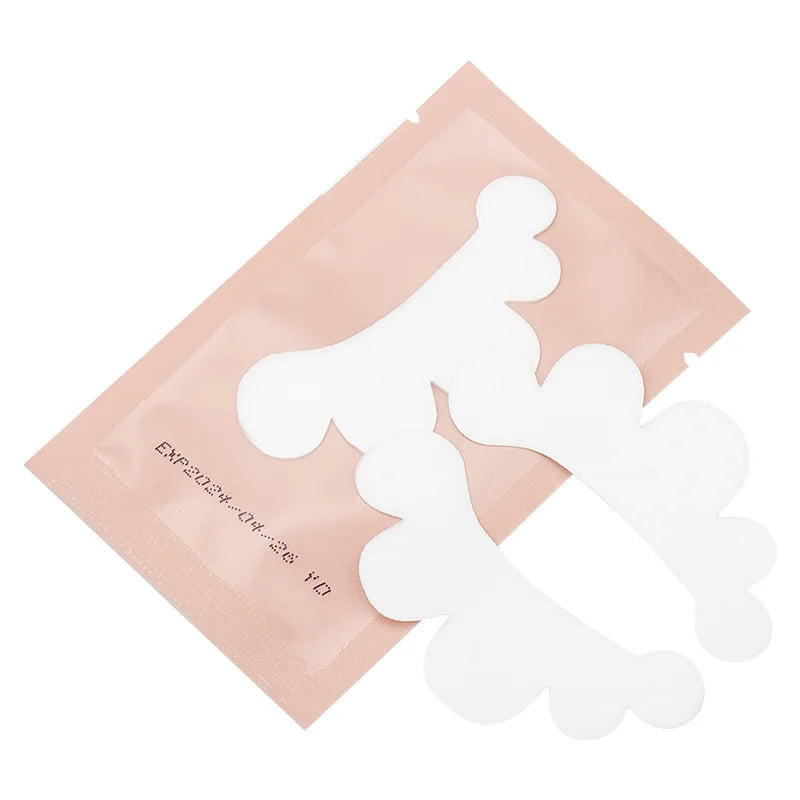 50 Pares de Parches de Gel para Extensiones de Pestañas – Forma de Nube