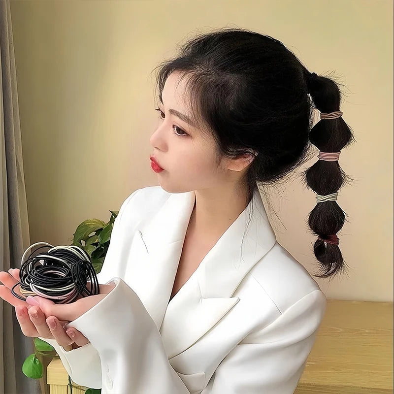 Élastiques à Cheveux Femme – Bandes Élastiques en Nylon