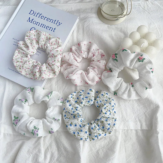 Lot de Chouchous pour cheveux femme imprimé 💐