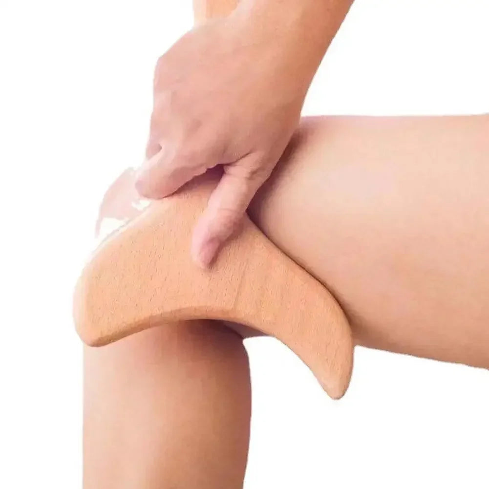 Herramienta de masaje de madera para esculpir – Gua Sha corporal