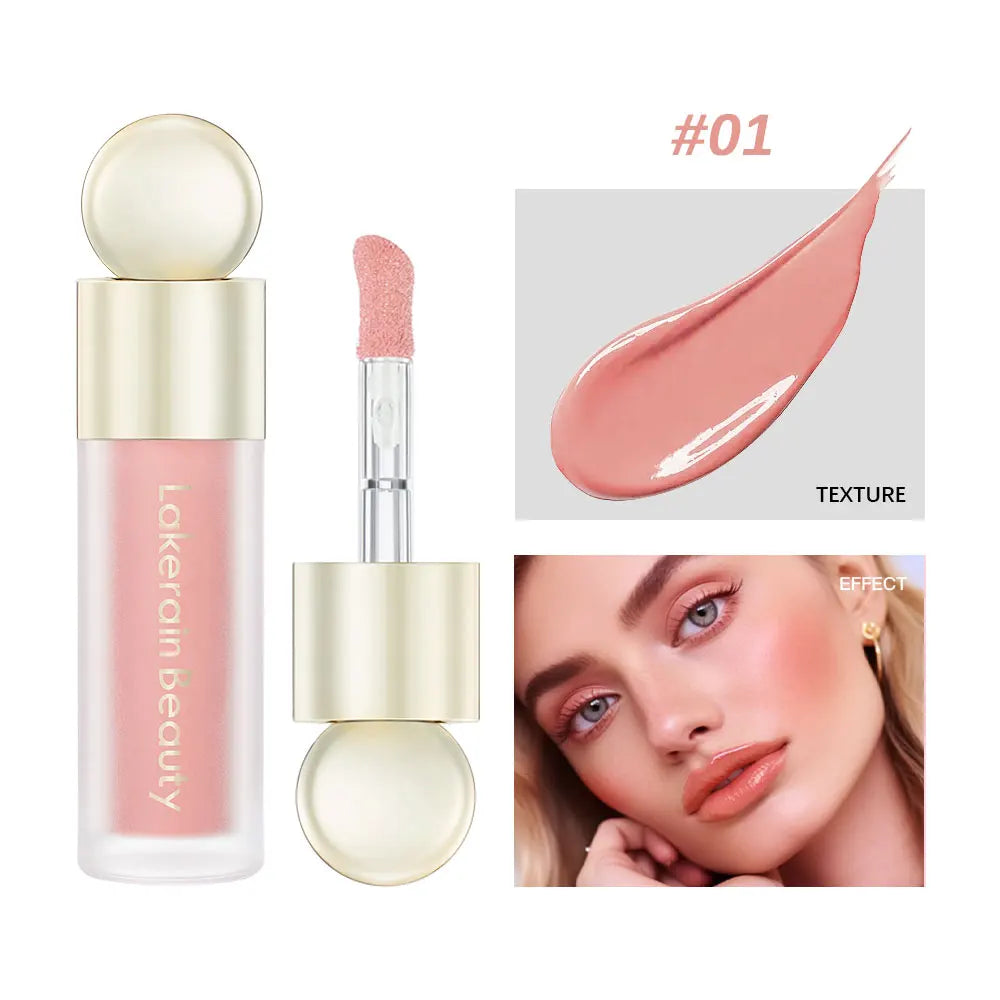 💗 Liquid Blush Stick – Natural matte finish, easy to blend cream texture