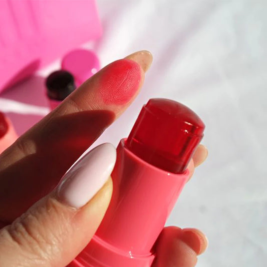 Stick Blush & Teint Jelly – Lèvres, Joues Hydratant au Fini Mat