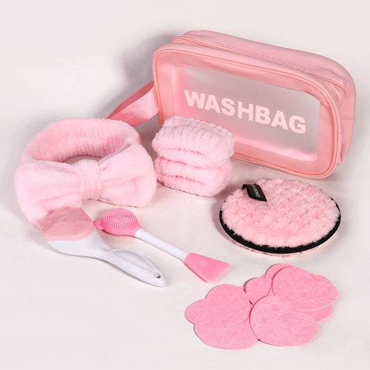 🧖‍♀️ Kit de limpieza facial de 17 piezas: cepillo y accesorios Cuidado completo