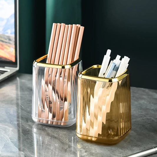 Organizador de maquillaje de lujo: multifuncional para escritorio o tocador