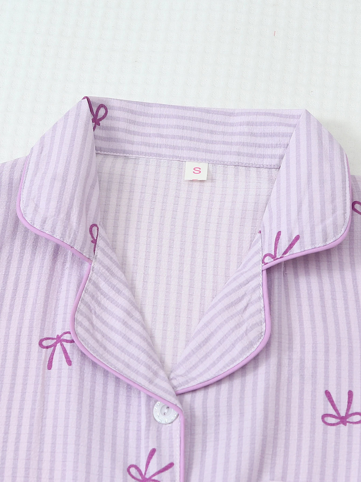 Pyjama - Haut à manches longues et pantalon à rayures 🎀