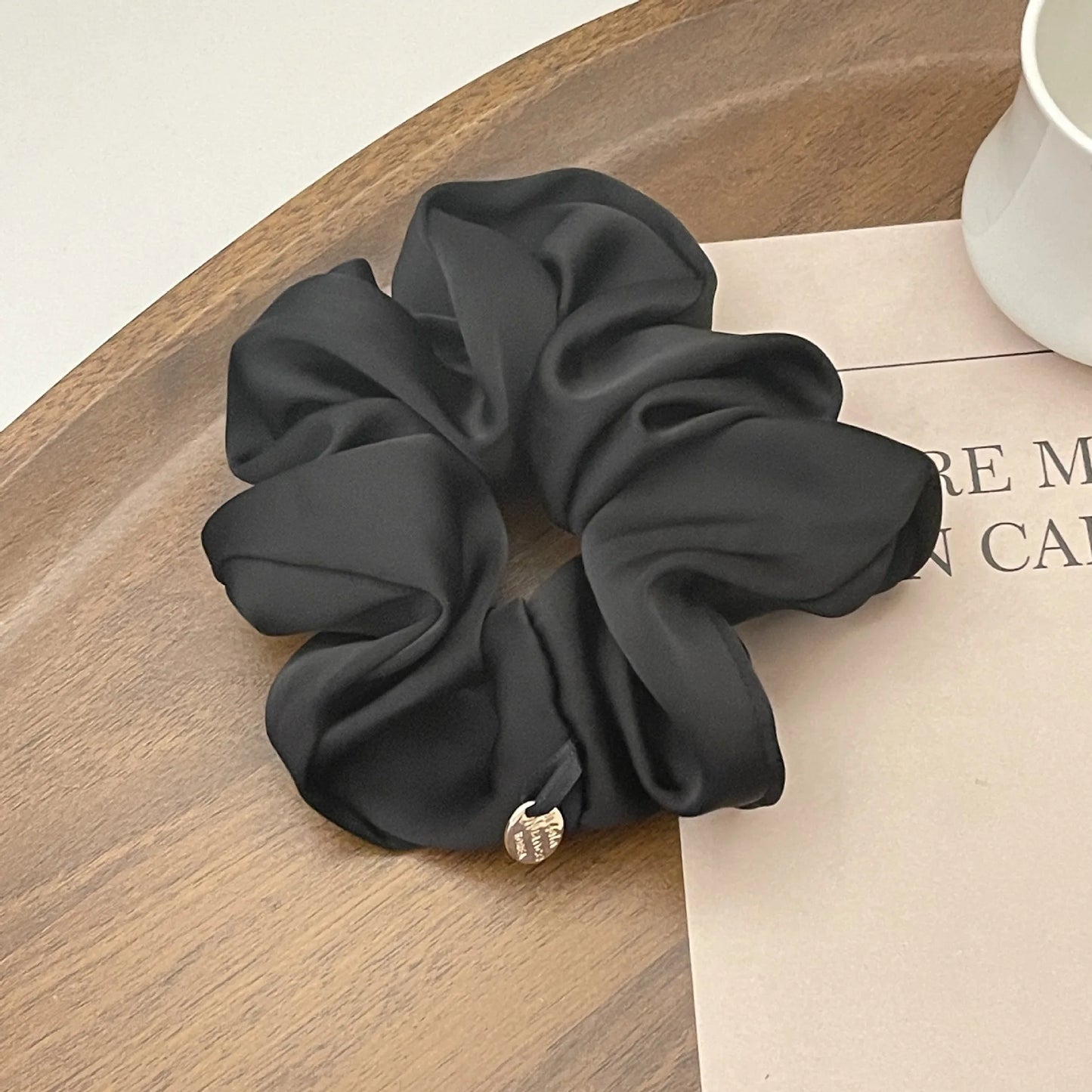 Chouchou Satin Femme – Élastique à Cheveux Effet Soie