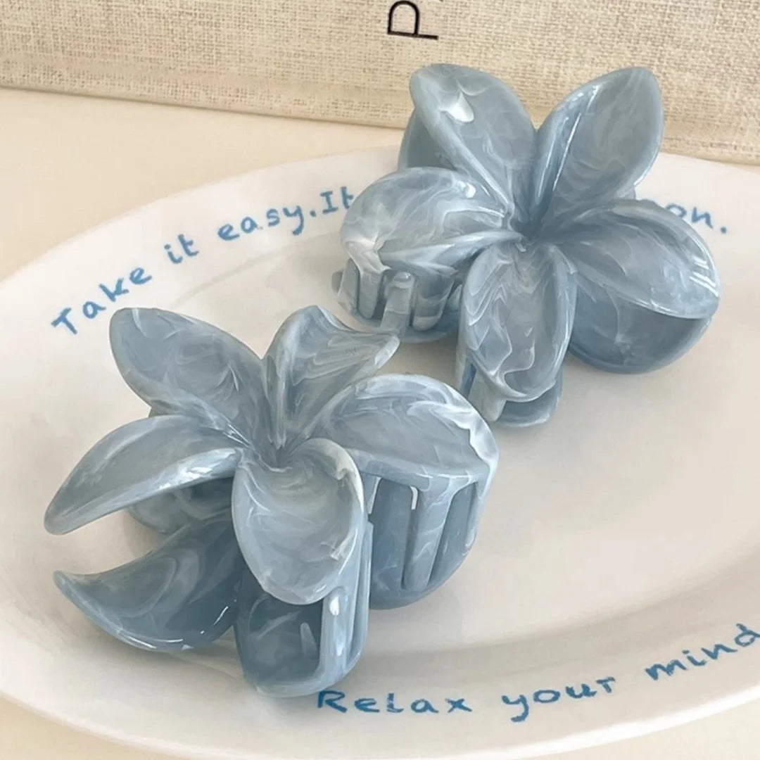 Pince à Cheveux pour Femme - Forme De Fleur Uni