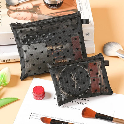 Trousse de Rangement - mini, petit et grande pochettes transparentes