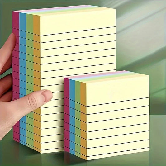 📚✨ 200 pegatinas de líneas de colores: notas autoadhesivas fáciles de usar